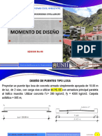 N° 06 Mometos de Diseño Segun Carga