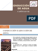 8º Tema - Conducción o Aducción de Agua