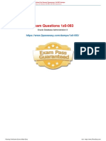 Exam Questions 1z0-083: Oracle Database Administration II