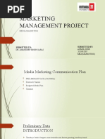 Marketing Management Project