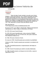 1.1 Una Breve Historia de Oracle