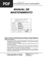 Manual de Mantenimiento