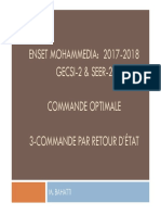 3 - Commande Par Retour D - État. - Étudiant