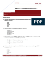 00.02 - VCS Veritas NetBackup 8.1.2 and NetBackup Appliance 3.1.2 Certification Sample Exam