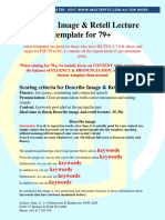 Scoring Criteria For Describe Image & Retell Lecture