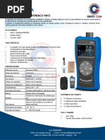 Ficha Tecnica Medidor, Detector de Gas Amoniaco Nh3 (HP 5800g)