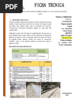 Ficha Técnica Pavimento San Antonio Bajo