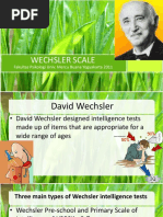 Wechsler Scale