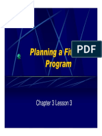 Planning A Fitness Program: Chapter 3 Lesson 3