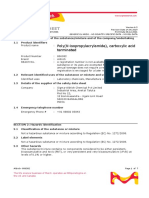 Safety Data Sheet: Poly (N-Isopropylacrylamide), Carboxylic Acid Terminated