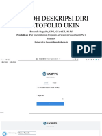 Contoh Deskripsi Diri Portofolio Ukin