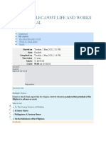 BL-GE-6300-LEC-1933T LIFE AND WORKS of Jose Rizal