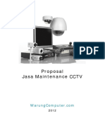 Proposal Jasa Maintenance CCTV