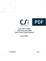 Eurocode 3-1:2005 With Eurocode 8:2004 Steel Frame Design Manual For ETABS