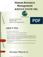 Human Resource Management: Pakistan State Oil