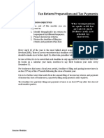 W11-Module Tax Return Preparation and Tax Payments