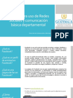 Manual para Uso de Redes Sociales y Comunicación Departametal