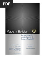 Made in Bolivia