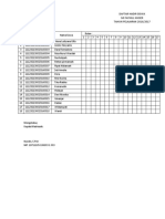 Daftar Hadir Siswa MI