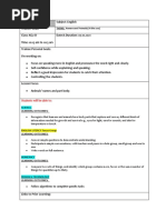 MCT Lesson Plan 2 & Reflection