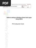 EJBCA Smart Card Log On Guide PKI