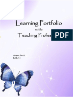 Alingasa - Learning Portfolio - The Teaching Profession - BSEd-Educ101-2022