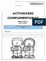 Activiaddes Complementarias MATEMATICA 1°BASICO