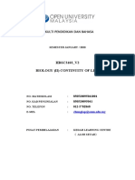 Assignment Biology (II) Continuity of Life