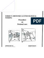 OBG Clinical Procedure, Case Study, NSG Care Plan ANP