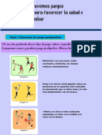 Actividad: Promovemos Juegos Predeportivos para Favorecer La Salud e Integración Familiar