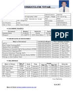 1 Contoh CV Pelaut Rating Bahasa Inggris