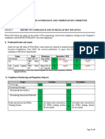 Regulatory Compliance Report - Sample Report