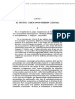 Geertz - El Sentido Com N Como Sistema Cultural