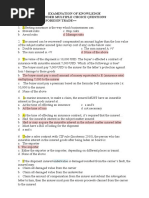 Examination of Knowledge Under Multiple Choice Questions Insurance in Foreign Trade