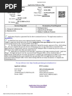 DL Application Reference Slip