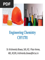 CHY1701 M2 - Dr. Krishnendu Biswas