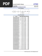 TDK Equivalent Circuit Model Library: Commercial Grade, General (Up To 75V) / C1608 Series (1/16)