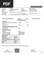 Immunology Spe Dual Marker: 10553470 Mrs - Ananya Mishra