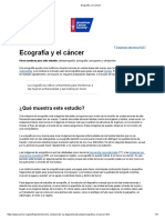 Ecografía y El Cáncer