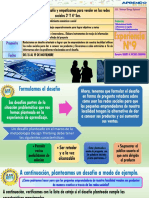 EXPERIENCIA #9 Redactamos El Desafío y Empatizamos para Vender en Las Redes Sociales 3º Y 4º SEC