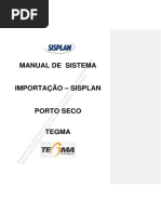 Manual Importacao SISPLAN