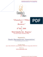 "Chanakya's 7 Pillars of Business": 6 Dec. 2008 Hotel Quality Inn - Regency'