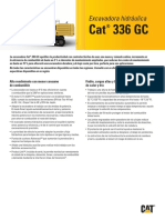 Hoja de Datos CAT 336 GC