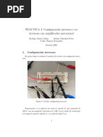 Configuración Inversora y No Inversora de Un AO