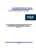 Sistema de Ensino Presencial Conectado Curso de Graduação em Ciências Contábeis