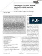 Electronic Skin: Recent Progress and Future Prospects For Skin-Attachable Devices For Health Monitoring, Robotics, and Prosthetics