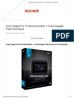 Sony Vegas Pro 10 Serial Number + Crack Keygen