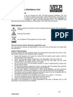 Semi-Automatic Distillation Unit: Operating Manual