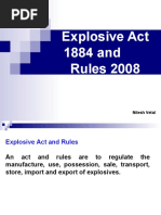 Explosive Act 1884 and Rules 2008: Nilesh Vetal