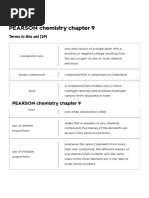 PEARSON Chemistry Chapter 9 Flashcards - Quizlet